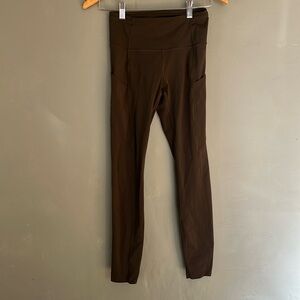 Lululemon leggings olive green size 4